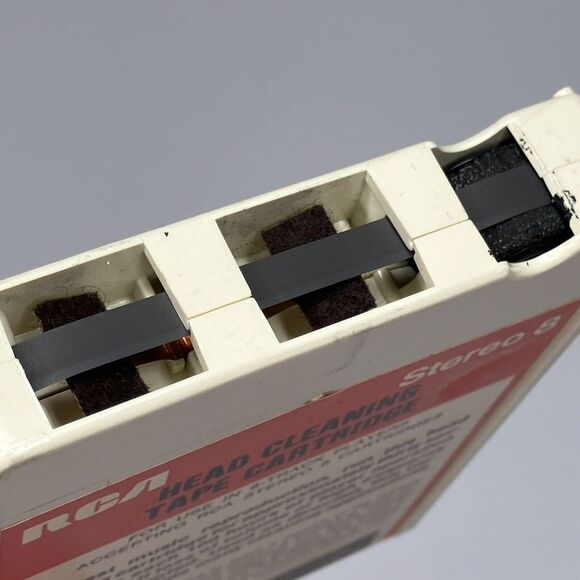 RCA 8-Track Stereo Head Cleaning Tape Cartridge 8THC-100 - Picture 4 of 4